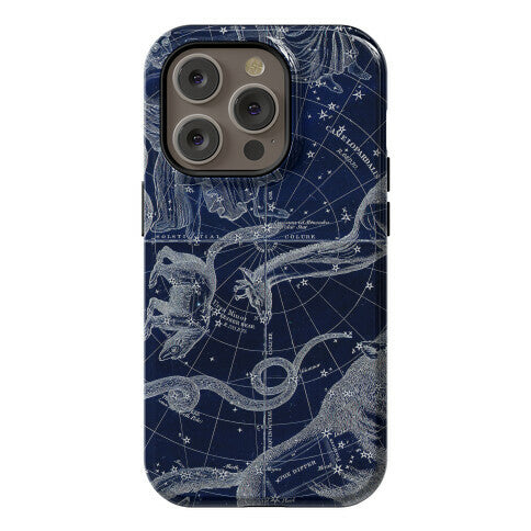 Blue and White Constellations Phone Case